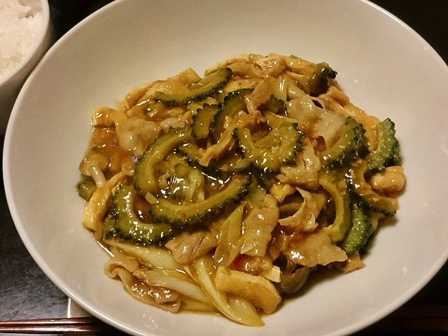 ゴーヤと豚肉のうま煮