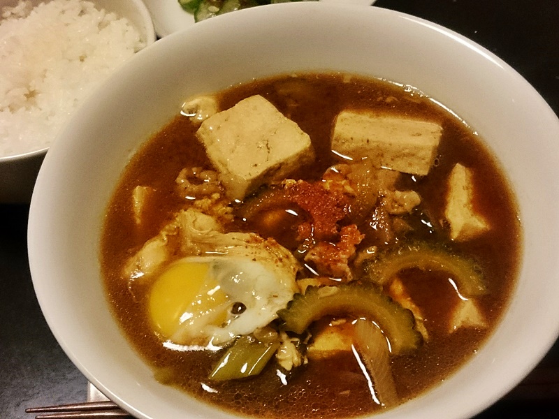 ゴーヤーの豚汁