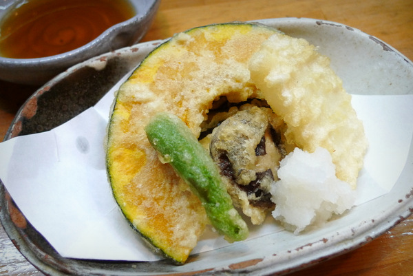 四条大宮　柚子の木　野菜の天ぷら