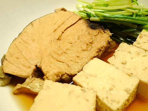 生節と豆腐の煮物
