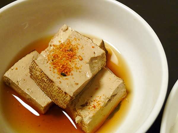 生節と煮た豆腐