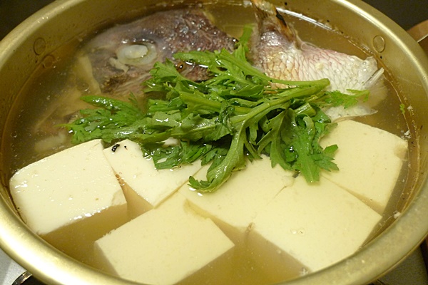 鯛の湯豆腐