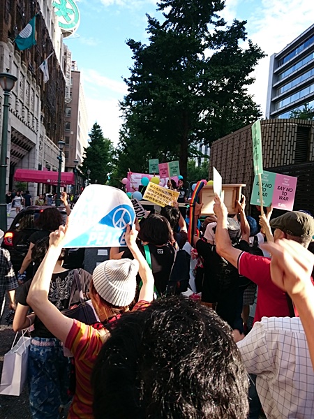 7･19 SEALDs KANSAI戦争法案反対・大阪デモ