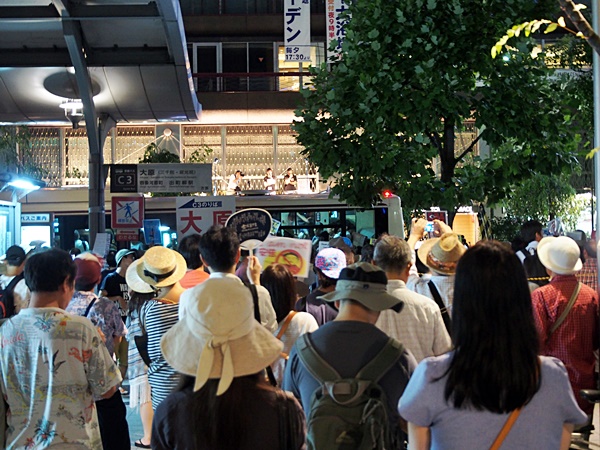 8月14日京都駅前・SEALDs KANSAI街宣アピール