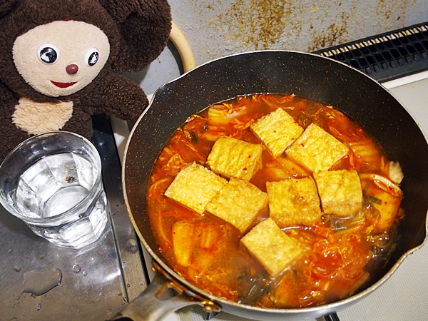 キムチ味の家常豆腐 作り方