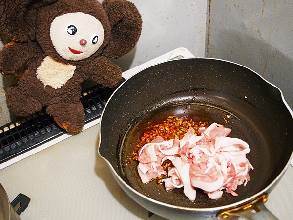 豚肉の若竹炒め 作り方