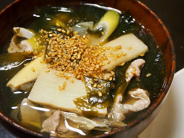 豚肉の若竹スープ