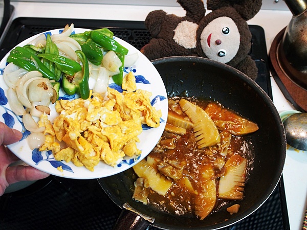 タケノコ卵炒め 作り方