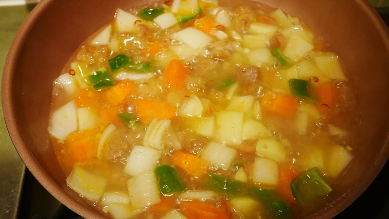 洋風スープ塩味の作り方3